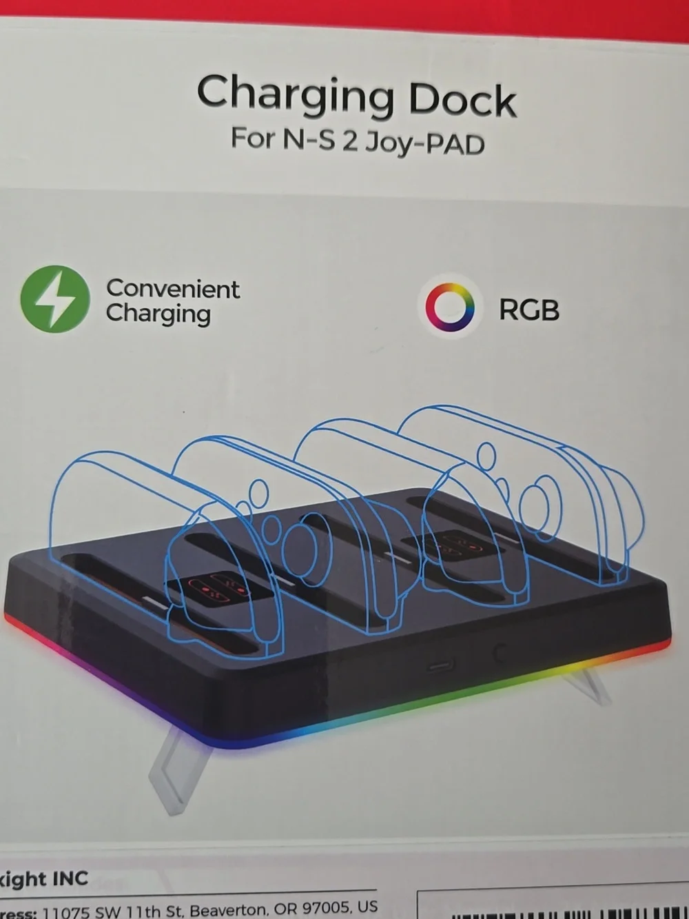 💥Dobe Charging Dock For N-S 2 Joy Pad